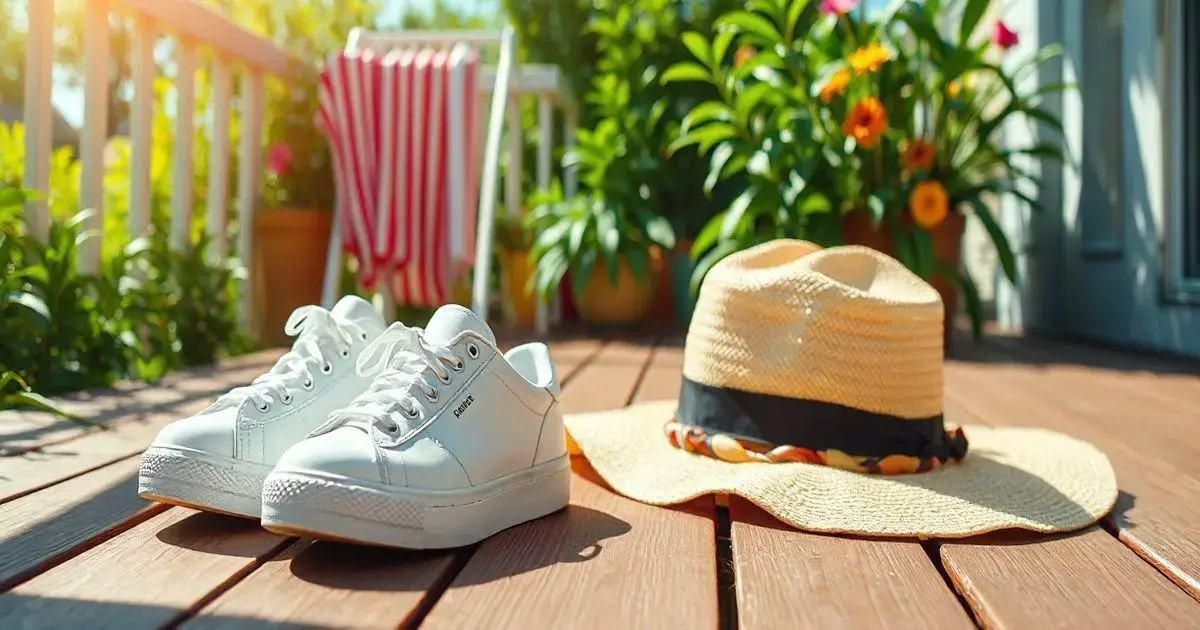 A tendência do tênis branco no verão