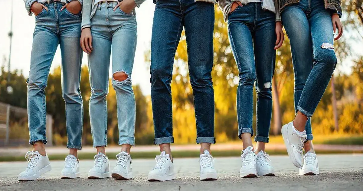 As melhores lavagem de jeans para usar com tênis