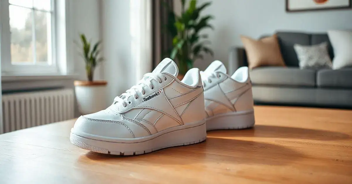 Como cuidar do seu tênis branco Reebok