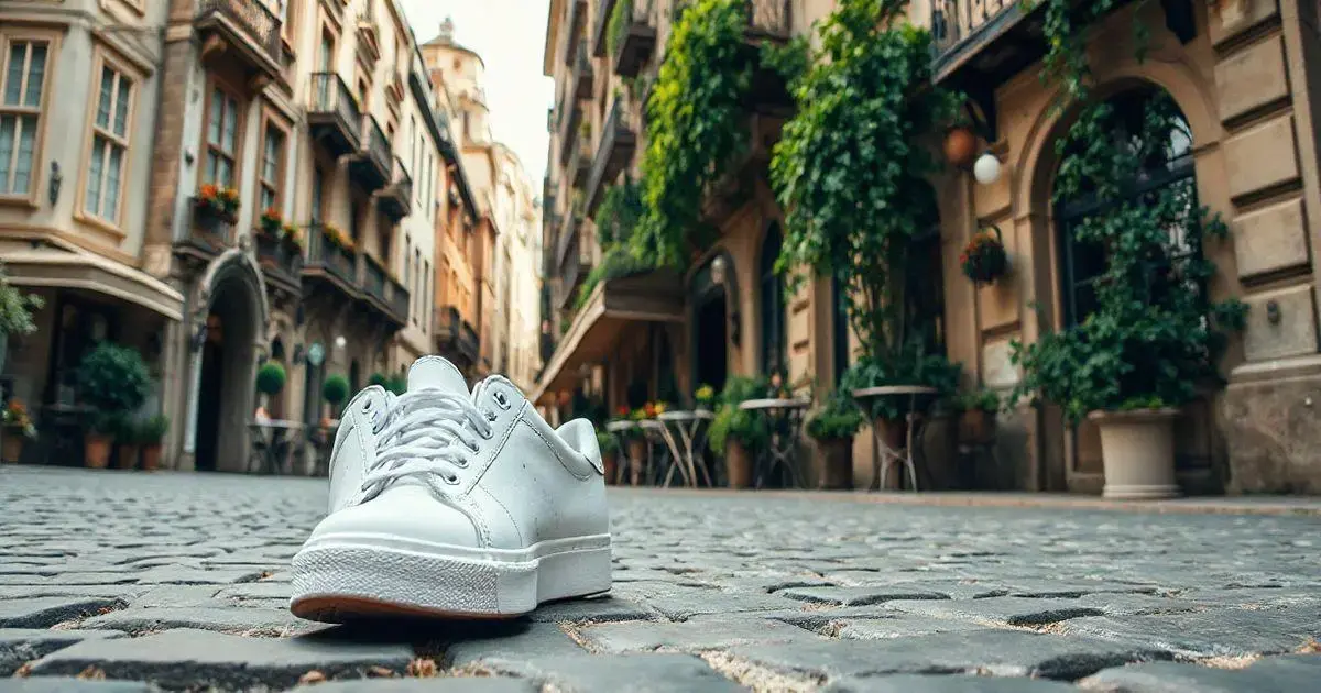 Melhores tênis brancos para passear em cidades históricas