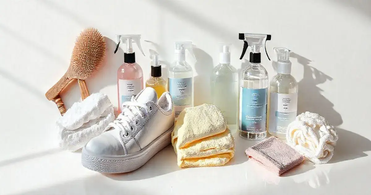 Os principais produtos para limpar tênis branco