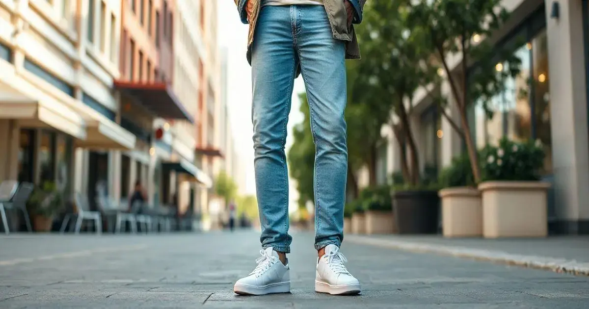 Tênis branco masculino casual: combinações para o dia a dia